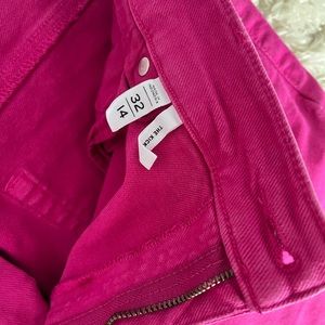 Pink jeans